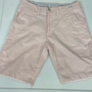 Men's 29" Denim & Flower Pink Shorts